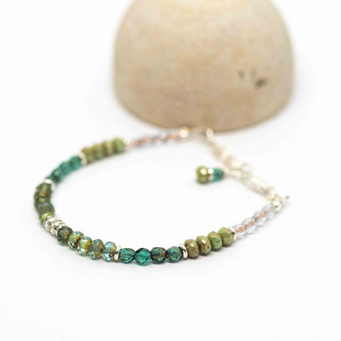 Green Picasso Sparkle Bracelet