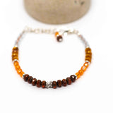 Orange Picasso Sparkle Bracelet