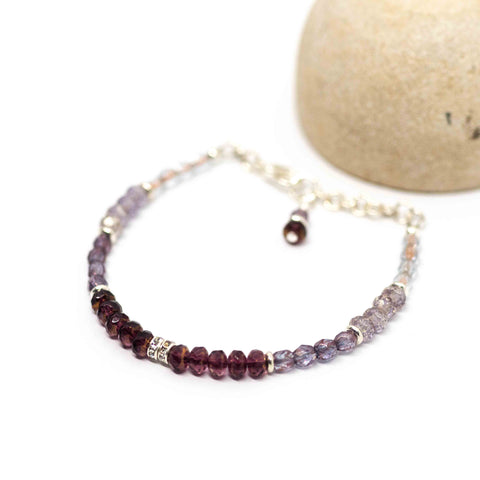 Purple Picasso Sparkle Bracelet