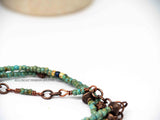 Turquoise Coral 2x Wrap Bracelet