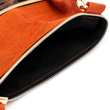 Orange Rust Tribal Harper Recycled Cross Body Bag