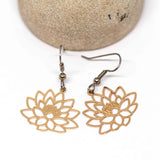 Lotus Small Gold Earrings