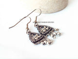 Recycled Triangle Earrings