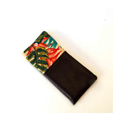 Red Green Tropical Soft Glasses Case