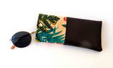 Red Green Tropical Soft Glasses Case