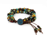 Make your Own Kit - Tribal Picasso 4 Stranded Bracelet