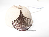 Silver Filigree Ginko Necklace
