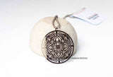 Large Silver Medallion Necklace