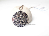 Large Silver Medallion Necklace