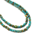 Picasso Turquoise Blue Multistranded Necklace