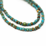 Picasso Turquoise Blue Multistranded Necklace