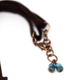 Triple Picasso Blue Necklace